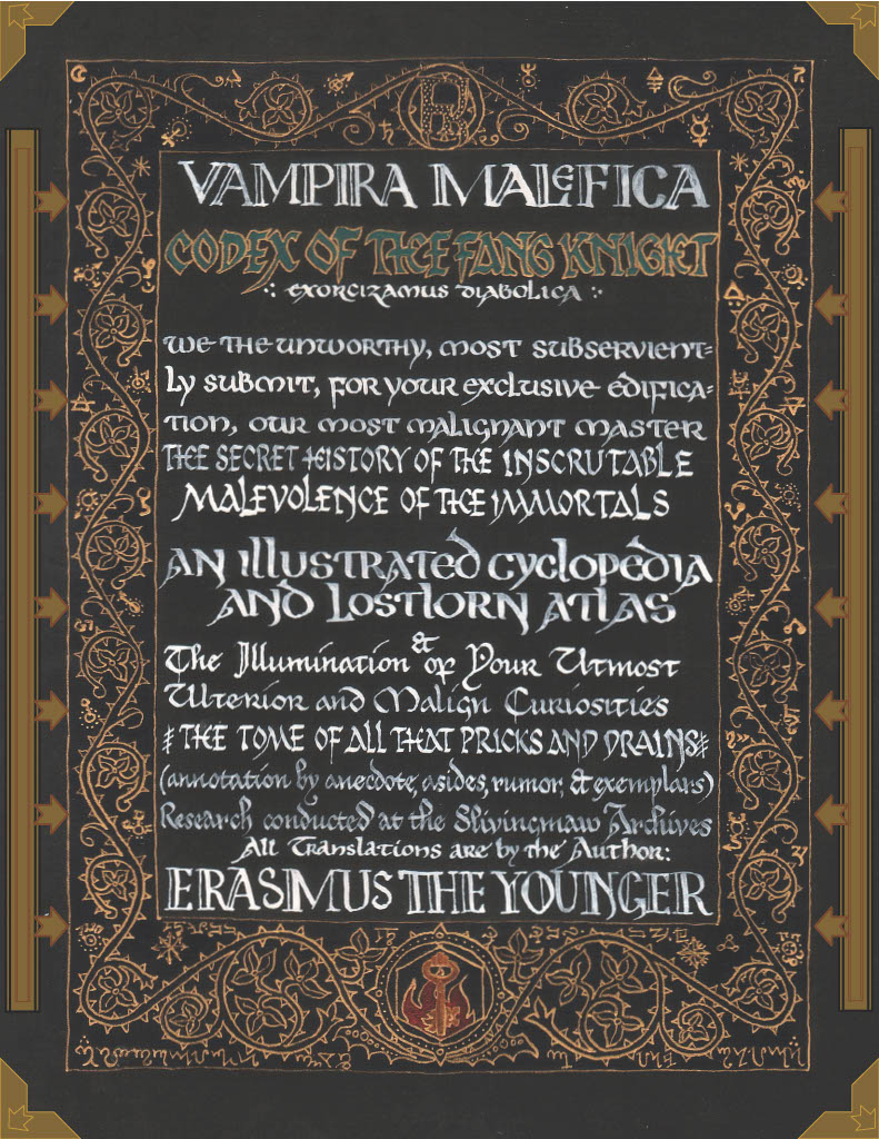Ancient tome of vampires